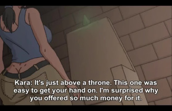 Monsters want the pussy of Lara Croft!