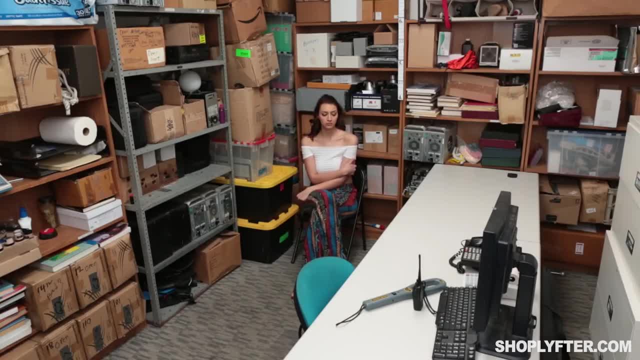 Watch Small titted teen has to suck and fuck her way out after shoplifting Full. Duration: 07:57 | ePornBabe.
