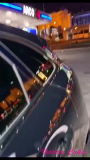 Vegas ebony whore with immense ass Victoria Cakes sucking and fucking in a car