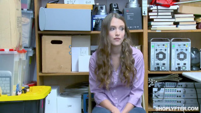 Skinny Shoplifter Takes Throbbing Cock in a Wild SEX for Her Freedom