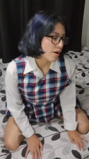 Pretty Small-titted Slim Asian Student Gets a Creampie And A-grades For Riding Her Teacher's Cock