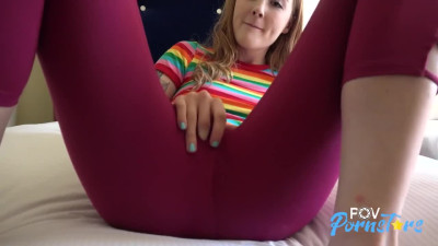 CFNM POV Creampie with a redhead teen after fingering and 69