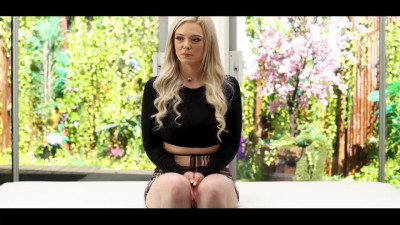 Busty blonde takes part in a fantastic casting with a beautiful first-person view.