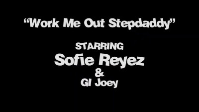 Small titted Sofie Reyez tries to suck stepdad's Really FAT cock