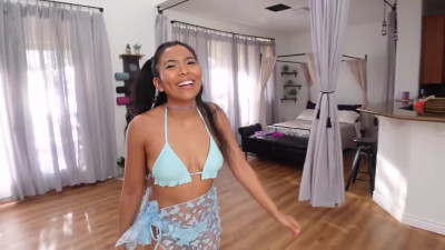 Pinay stepsis Jada Kai begs for facial cumshot after intense drilling