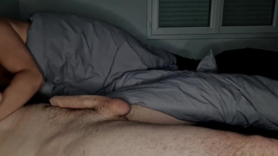 Late night sex with my horny French wife! She likes it Rough