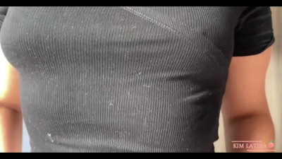 Latina receives cumshot on her big butt after quick shag in doggy pose