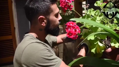 Aroused Slim Italian Babe Invites a Handsome Gardener To Fuck Her In the Kitchen