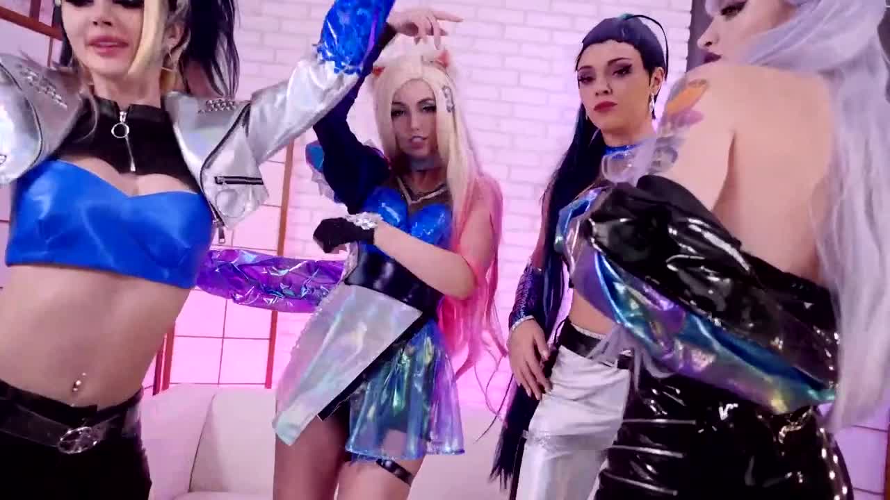 Watch Hot beauties in the cosplay of the KDA group pleasantly fuck their pussies with sex toys. Full. Duration: 01:42 | ePornBabe.