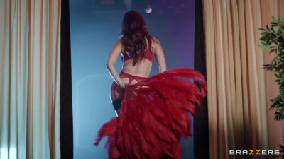 Gorgeous MILF Dancer in Sexy Lingerie Fucked by a Huge Cock