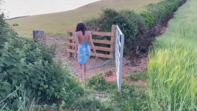 Attractive Brazilian MILF enjoys passionate outdoor sex.