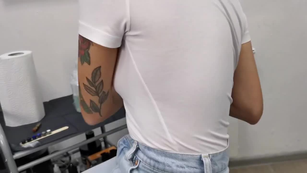 Watch Client pays for the tattoo with his cumshot on russian master's pussy Full. Duration: 16:58 | ePornBabe.