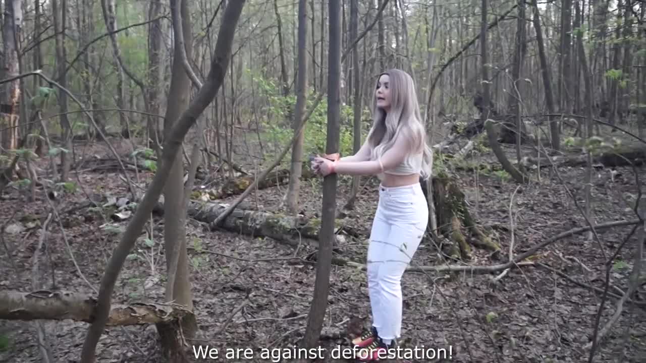 Watch Greenpeace babe was against deforestation but not against sex with stranger Full. Duration: 10:20 | ePornBabe.