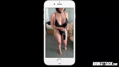 Plump Busty Racoon-girl Sucks Her BF's Huge Dick Before Taking It In Her Phat-booty
