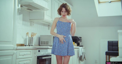 Hot sex and blowjob with the ending in the lustful mouth of a cute girl.