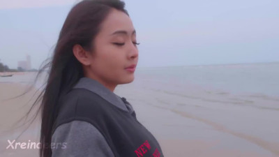 Hot sex with an ending in the lustful mouth of a cute Asian woman.