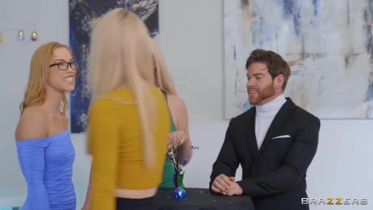 Watch Two busty milfs arranged a hot threesome with a friend right at the corporate party. Full. Duration: 07:58 | ePornBabe.