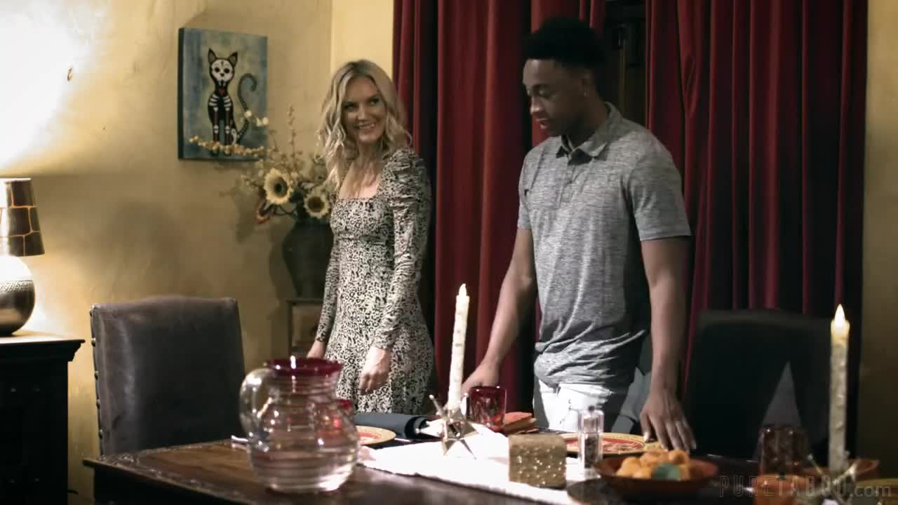 Watch Filthy Slim MILF Gets Spit-roasted In Wild Interracial 3some By Her Husband And Her Son's Friend Full. Duration: 05:57 | ePornBabe.