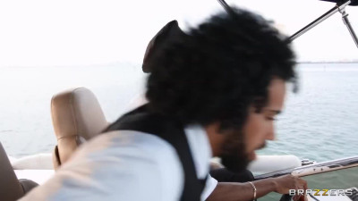 Alexis Fawx's boat cruise is full of black cocks