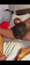 Black guy licks wet pussy of his GF and pushes BBC inside