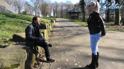 Getting to fuck a German vixen in the park