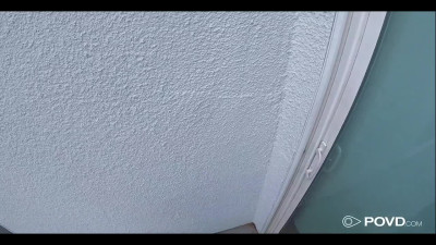POV Massage with a flat Asian masseuse and her white client