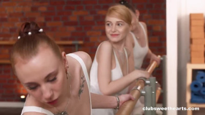 Ballerinas Caller Bow, Alexis Wilson and Pure Kitti gangbang their instructor