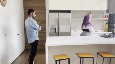 BBW real estate agent closes a house sale with her juicy pussy