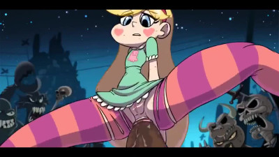 Anal-riding Marco's dick by a Star from cartoon Star vs Evil