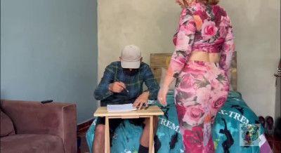 Latina stepmom rewards stepson with her pussy for doing his homework
