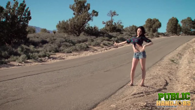 Public Handjobs Ashton Haze Jerks Off Stranger
