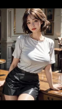 AI generated Busty Asian Girls covered in luxury and cumshots