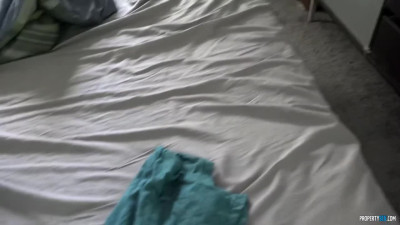 Horny Blonde Anastasia knight decided to suck big dick as a breakfast
