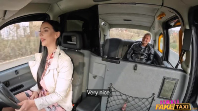 Sexy driver Lady Gang craves a cock as a payment - Fake Hub