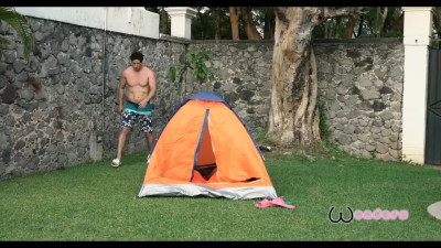 Outdoor camping 69, cunnilingus, anilingus, blowjob and about 10 positions