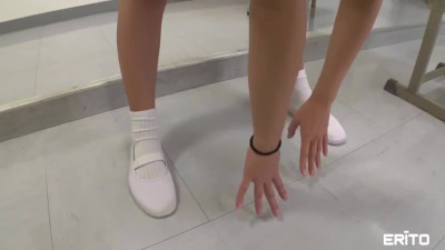 Japanese schoolgirl gets her vagina licked, fucked and pied by teacher