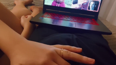 Gorgeous teen loses her mind when she sees her BF's big cock