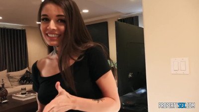 POV fuck with a tattooed babe who is thirsty for a big dick