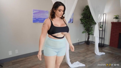 Crazy fuck with a busty MILF is way better than any yoga workout she has ever did