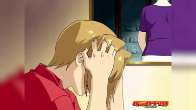Blonde can't resist sucking her old friend's dick - Hentai Uncensored
