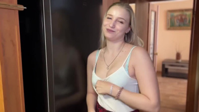 Sexy bitch decided to have a hot threesome with her stepbrother and girlfriend.