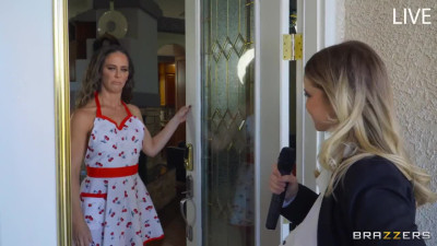 Busty mature ladies Cherie DeVille and Codi Vore do the best fucking for that man