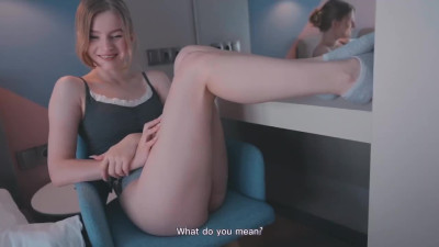 Angelic teen with perky boobs does not mind hardcore fuck with stepbro