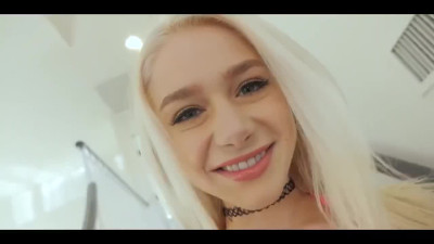 Too big a dick for such a skinny petite blonde