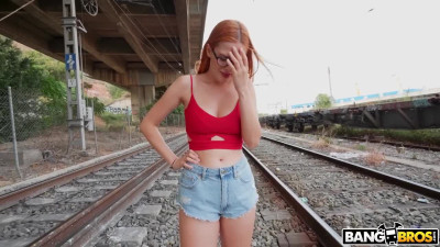 Redhead Emilio Ardana goes for risky fuck in public - Bangbros Network