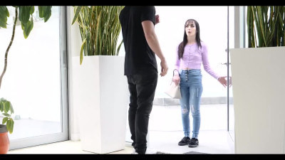 Small-titted teen fucks like a real pro on a porn casting - POV