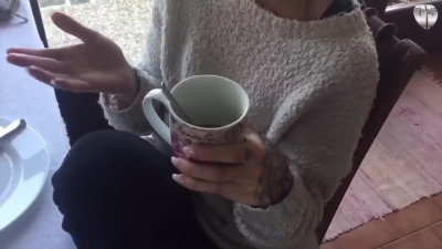 Our first vacation together and fucking in a hotel with a German girlfriend POV