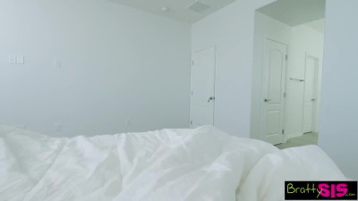 My Lusty Slim Petite Blonde Step-sis Made Me Cheat On My GF One Morning