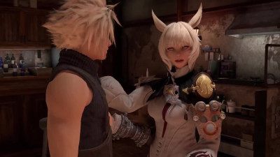 Y'shtola Rhul got creampied by Cloud in the bar - Final Fantasy