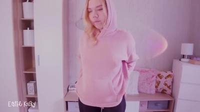 Perverted Teen Blonde got Her Asshole Banged and Creampied